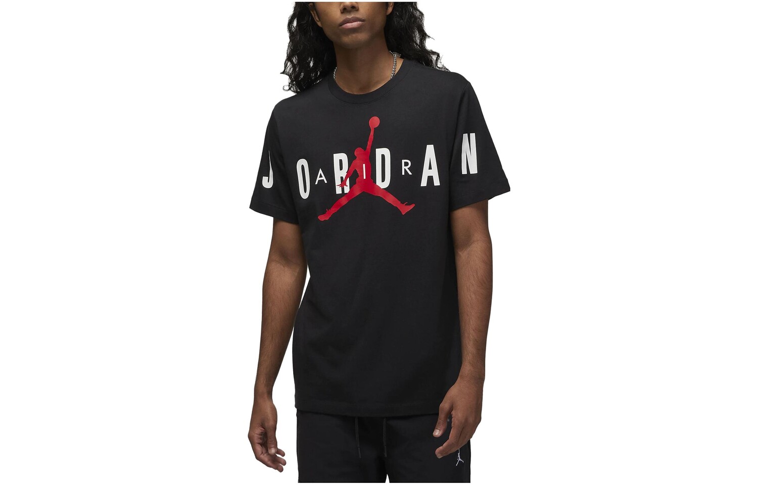 

Футболка мужская черная Jordan, черный