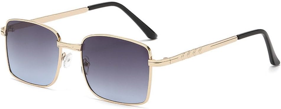 

Солнцезащитные очки 2027 года в металлической маленькой оправе для женщин, квадратной формы, для активного отдыха и путешествий, защита от ультрафиолета UV400 MTZJH, A1