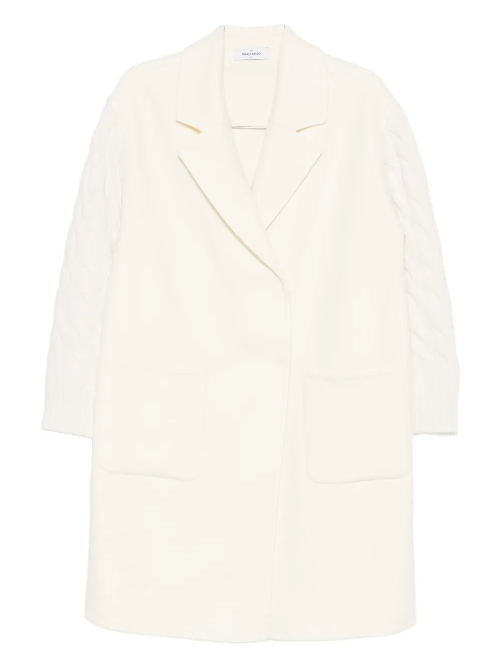 

Пальто фактурной вязки Gran Sasso, нейтральный