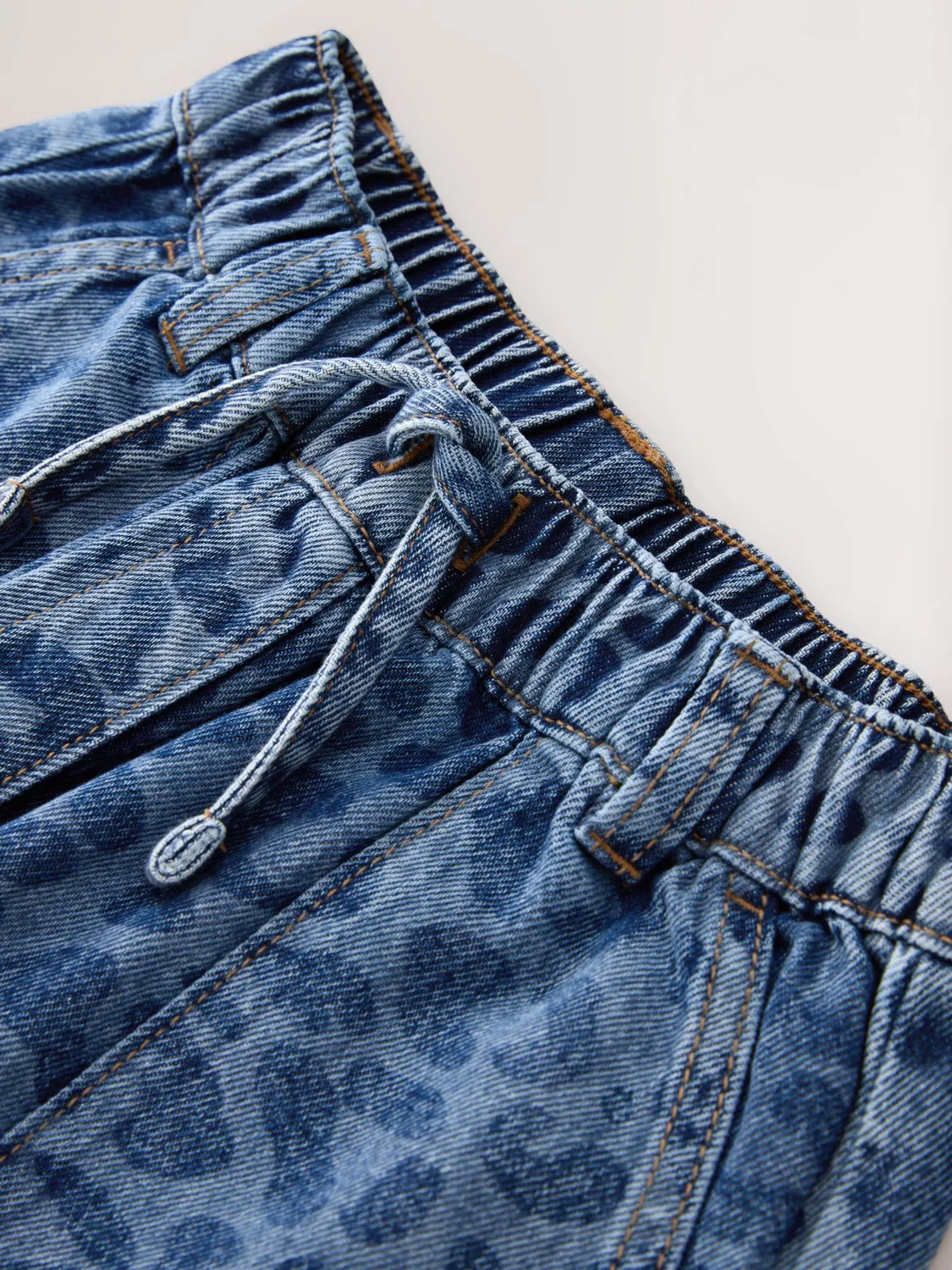 Джинсы Next Wide leg Jeans, синий деним — фото 2