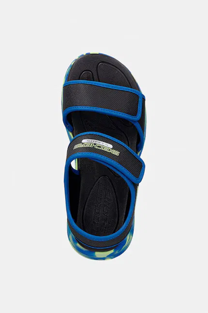 Сандалии детские с подсветкой SOLA GLOW SANDAL-FUSION BRIGH Skechers, черный — фото 4
