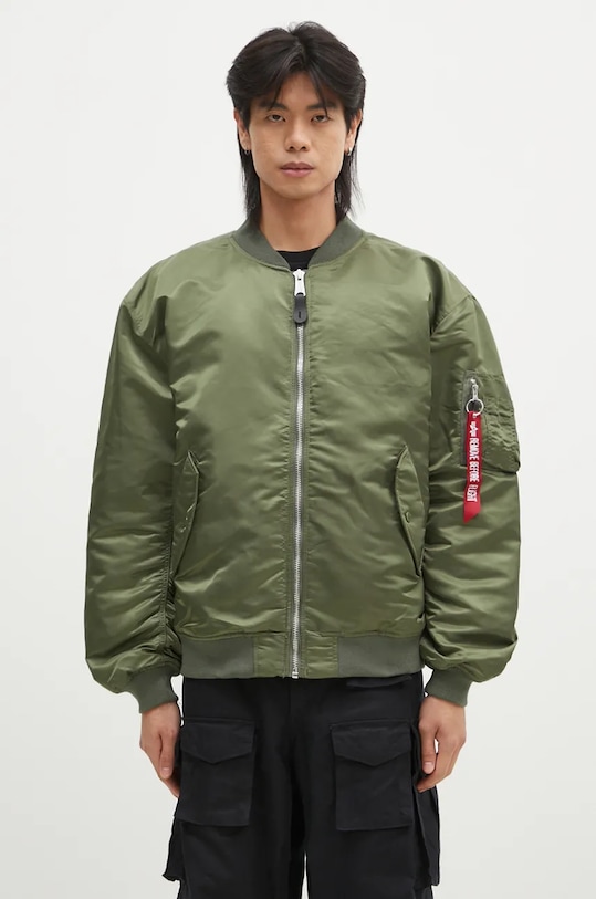

Куртка-бомбер MA-1 CS Alpha Industries, зеленый