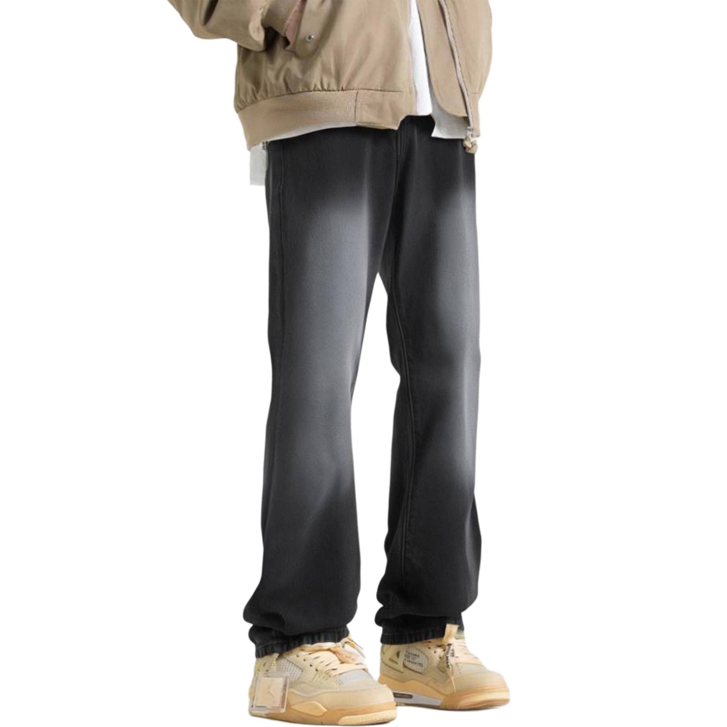 

Джинсы Unisex Moderate Straight Fit ZIAREL, черный серый