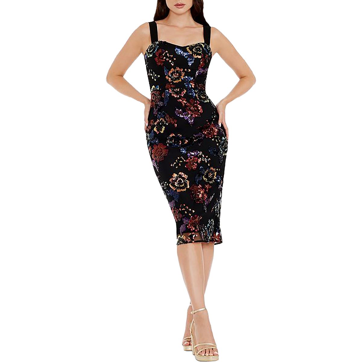 

Женское коктейльное и вечернее платье длиной до колена с пайетками Dress The Population