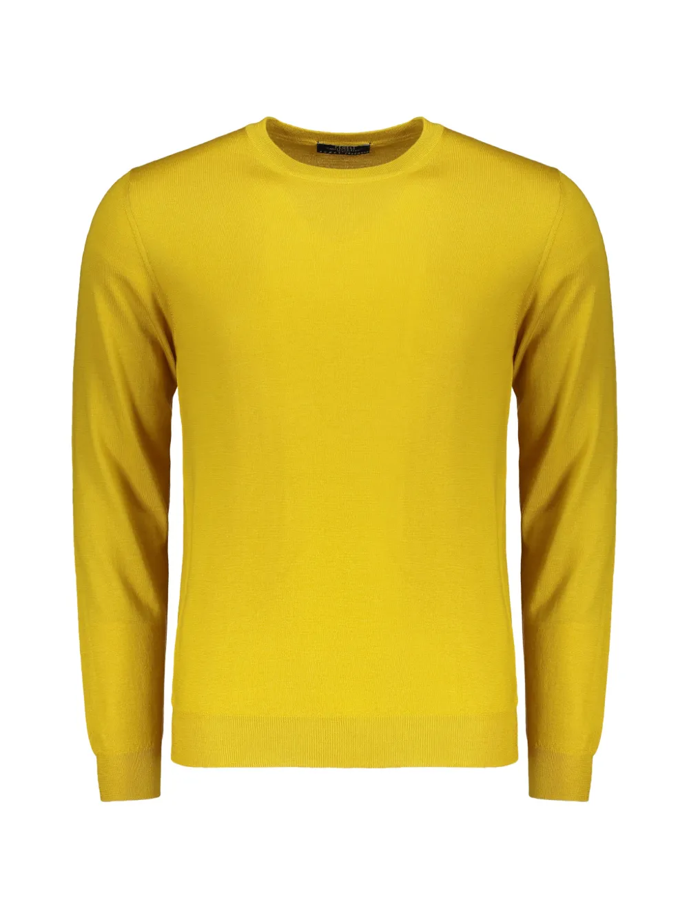 

Свитер с длинными рукавами и круглым вырезом Fedeli, желтый