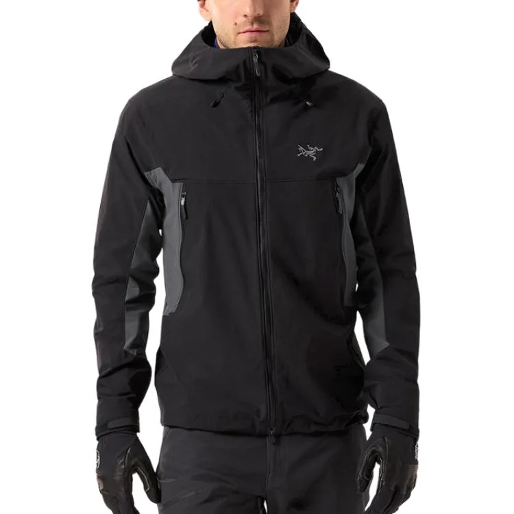 Мужская куртка soft shell SERRATUS Arcteryx, Sandstone Brown/Canvas — фото 4