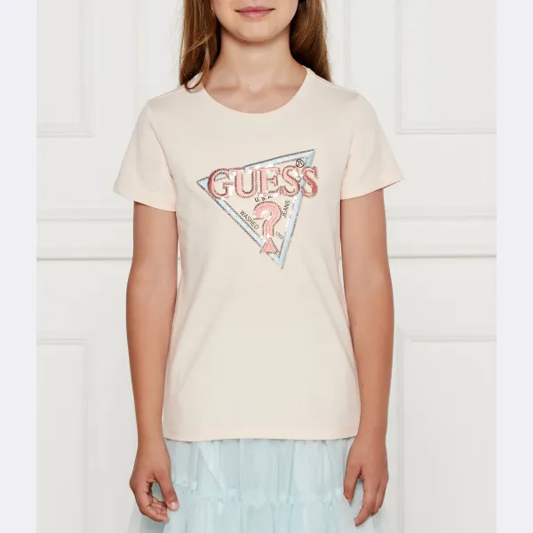 

Футболка стандартного кроя Guess, бежевый