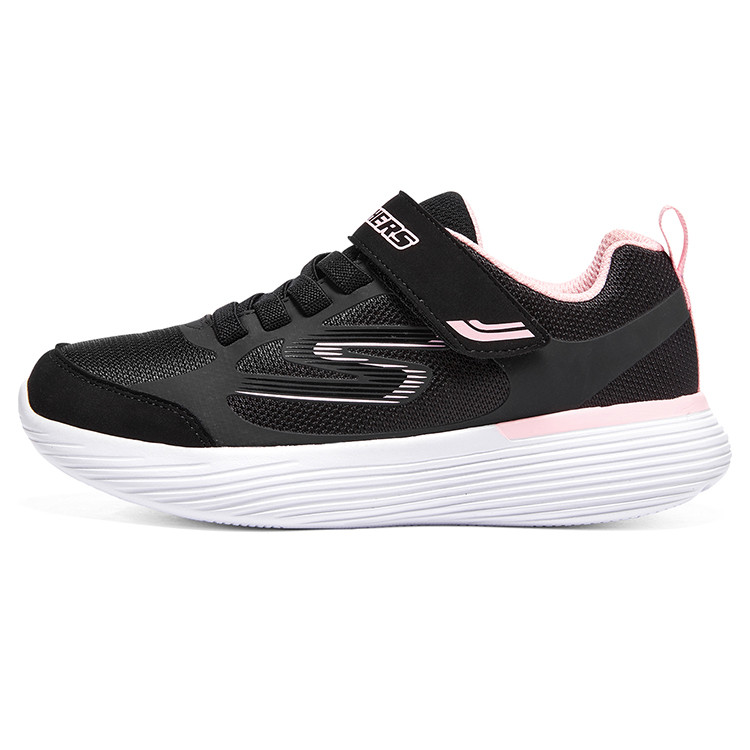 

Skechers Kids Детские кроссовки Go Run 400 V2 с антискользящим износостойким верхом, цвет черный, розовый