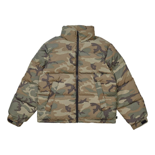 

Куртка fw18 reflective camo woodland down jacket 'olivegreen' Supreme, зеленый