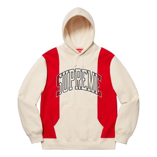 

Худи Supreme FW19 Week 4 Paneled Arc Hooded Sweatshirt, кремовый
