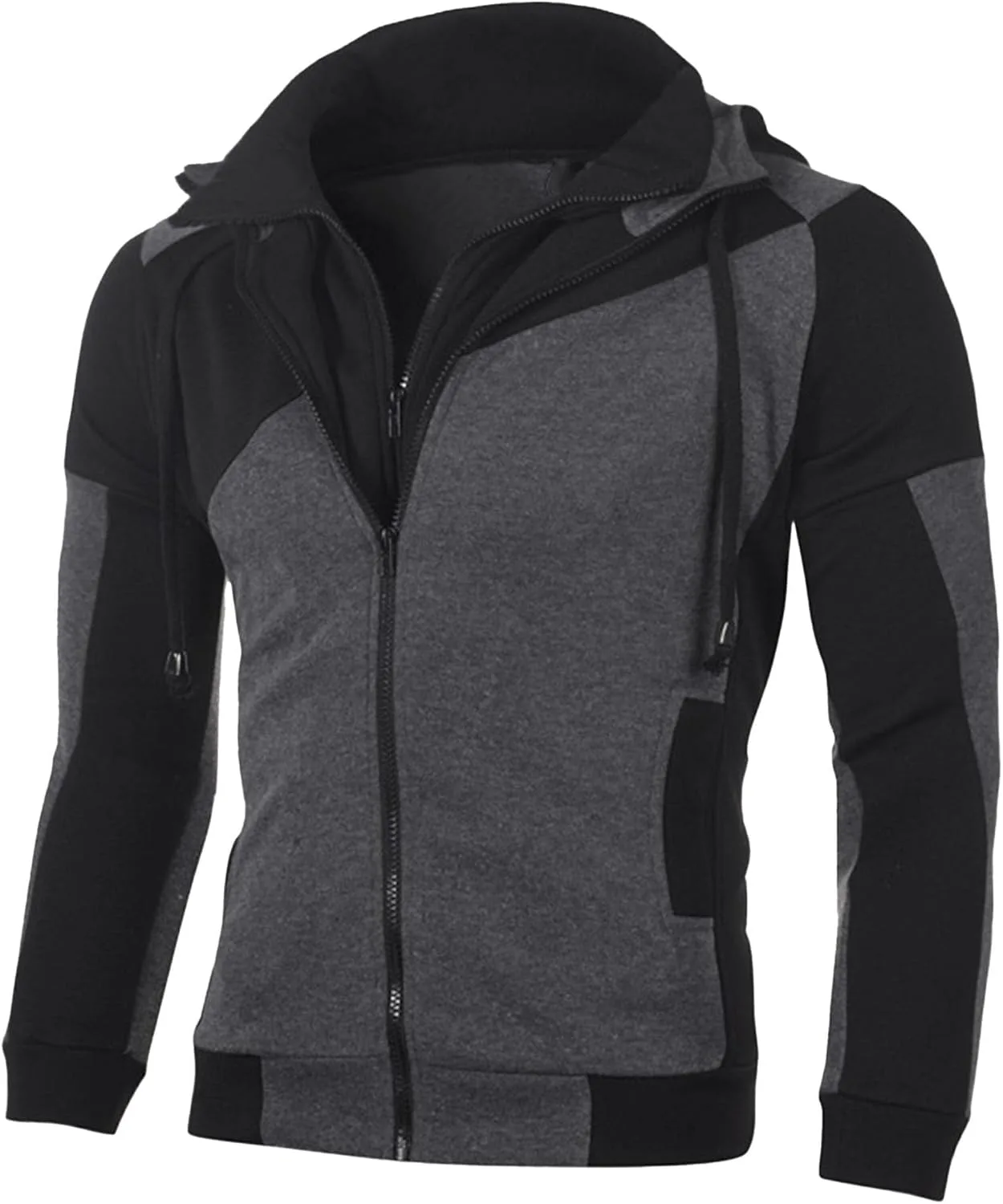 Мужской худи с цветными блоками и молнией Ultimate Warm Heavyweight Fleece