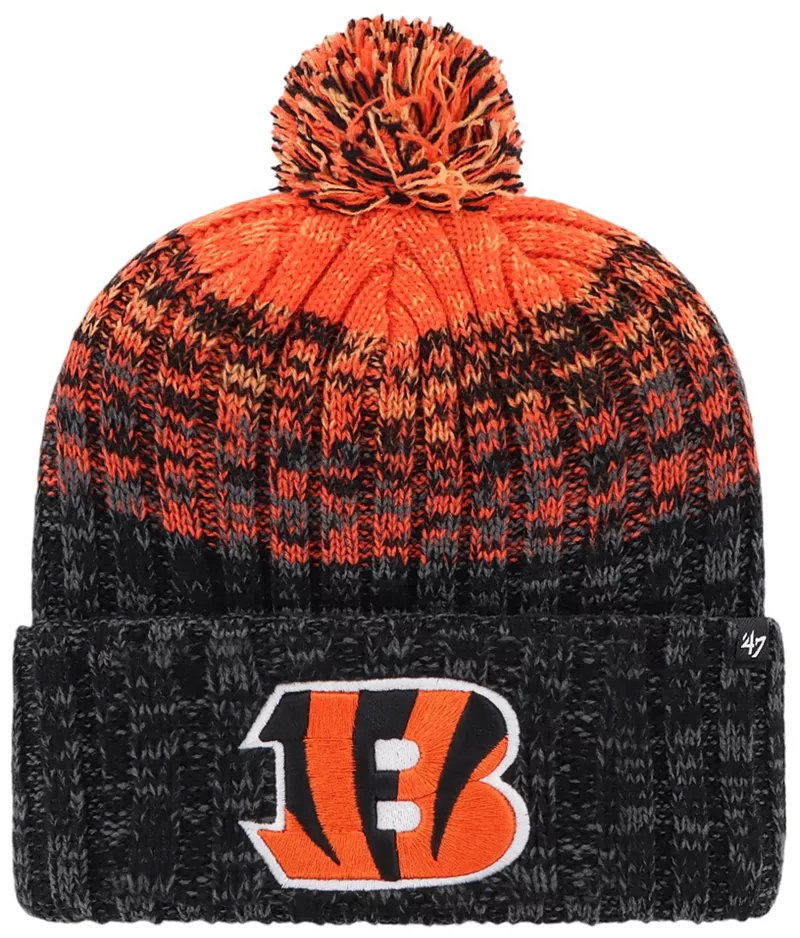 

Черная вязаная шапка с каскадом Cincinnati Bengals '47 Little Kids'