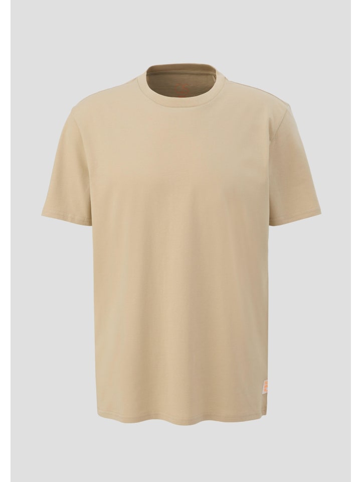 

QS Футболка цвета 8170_бежевый