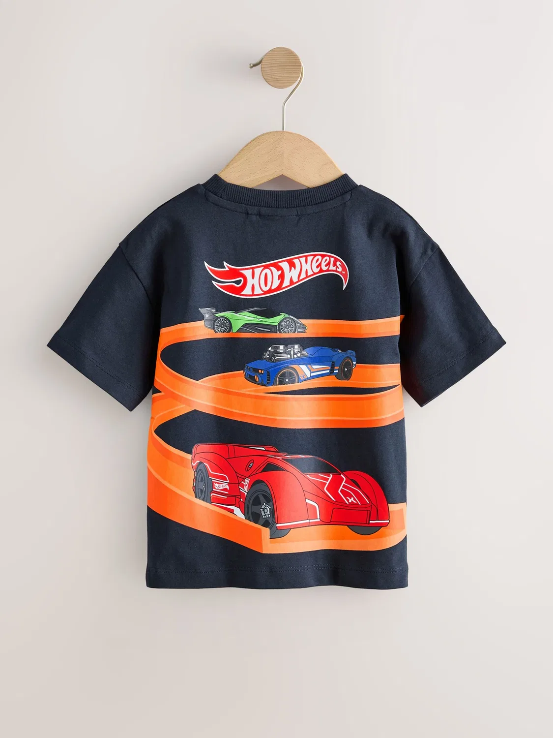 Футболка 'Hot Wheels' Next, Blue/Navy — фото 2