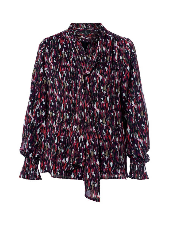 

Блузка Mart Visser, цвет irina-print-bluse taupe/multi
