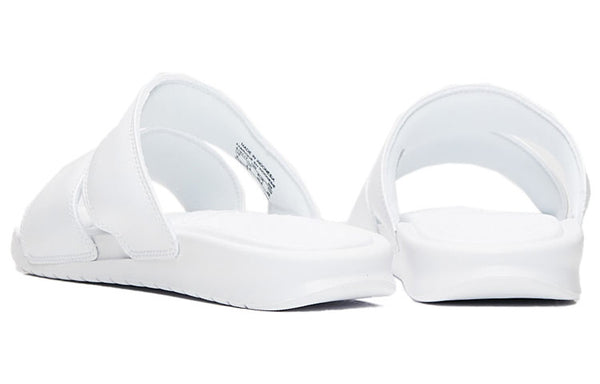 Тапочки benassi duo ultra slide 'white' Nike, белый — фото 4