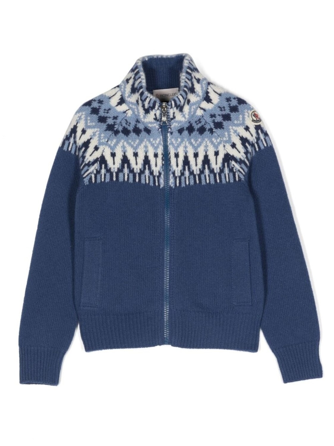 

Moncler Enfant пиджак из вирджинской шерсти, синий