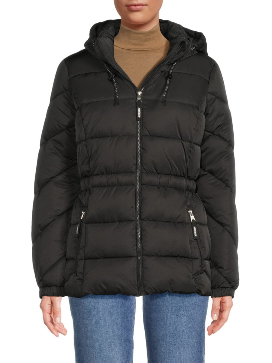 

Куртка-пуховик с капюшоном Tommy Hilfiger, черный