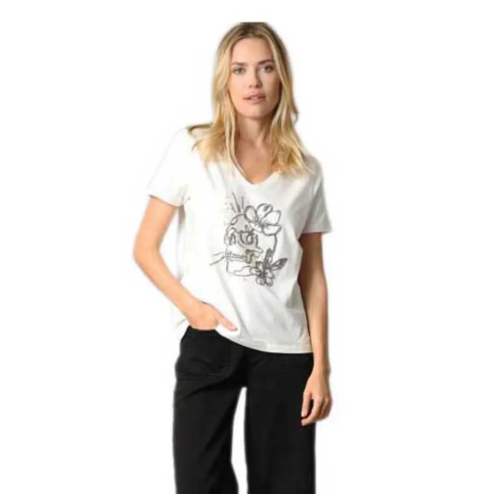 

Футболка Deeluxe Sellah short sleeve v neck, белый