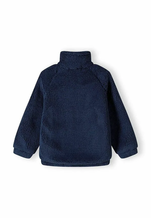 Куртка из флиса с длинными рукавами и застежкой-молнией. Minoti, Navy Cream — фото 3