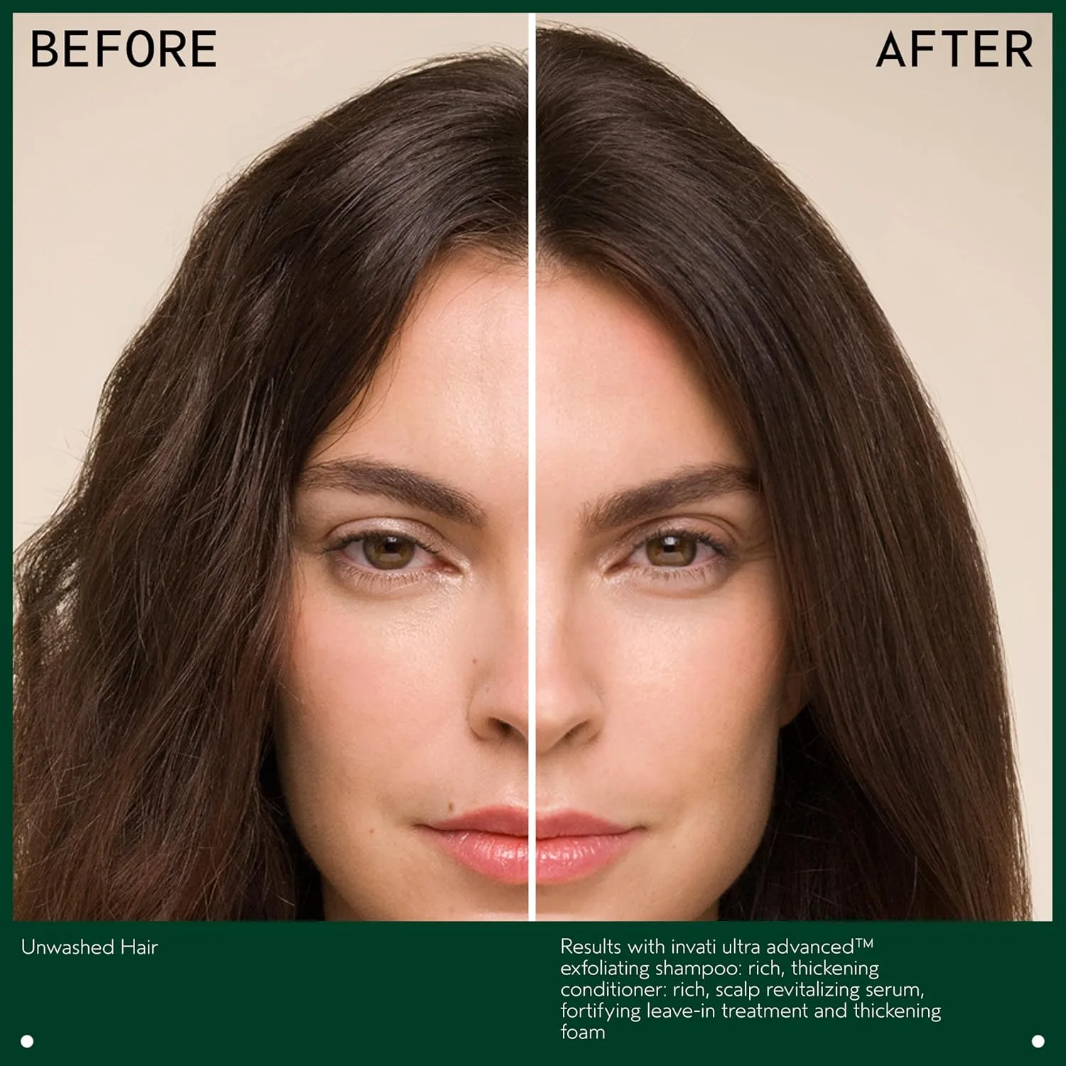 Aveda Invati Ultra Advanced отшелушивающий шампунь и кондиционер для объема Rich Duo, для средних и густых редеющих волос, нормальной и жирной кожи головы, 1 л — фото 4