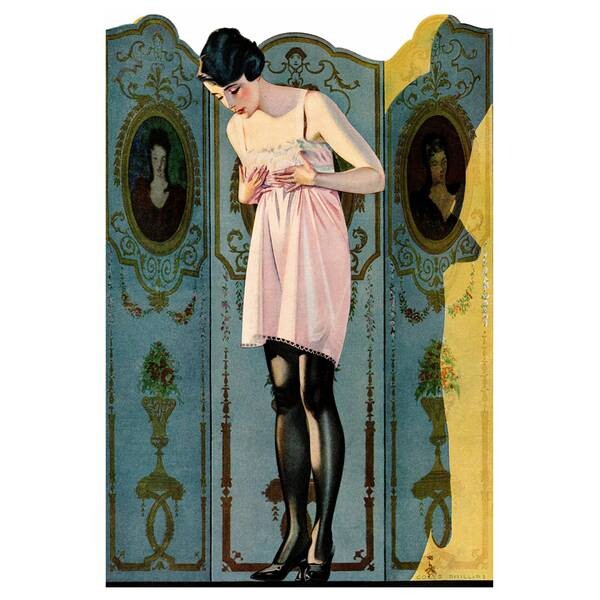 

Картина на холсте LegendArte Luxit Hosiery Ad, 1920, многоцветный