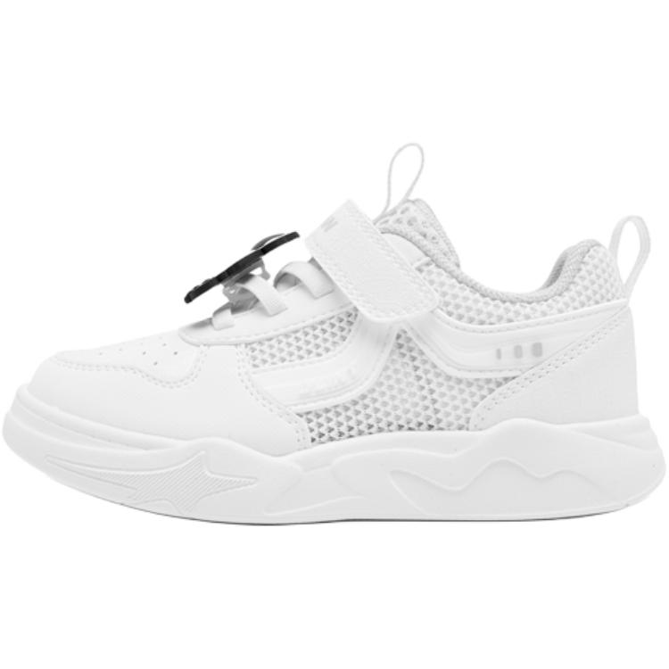 

Детские кроссовки для скейтбординга с низким верхом, устойчивые к истиранию, для детей от 3 до 7 лет QIAODAN, белый/серый