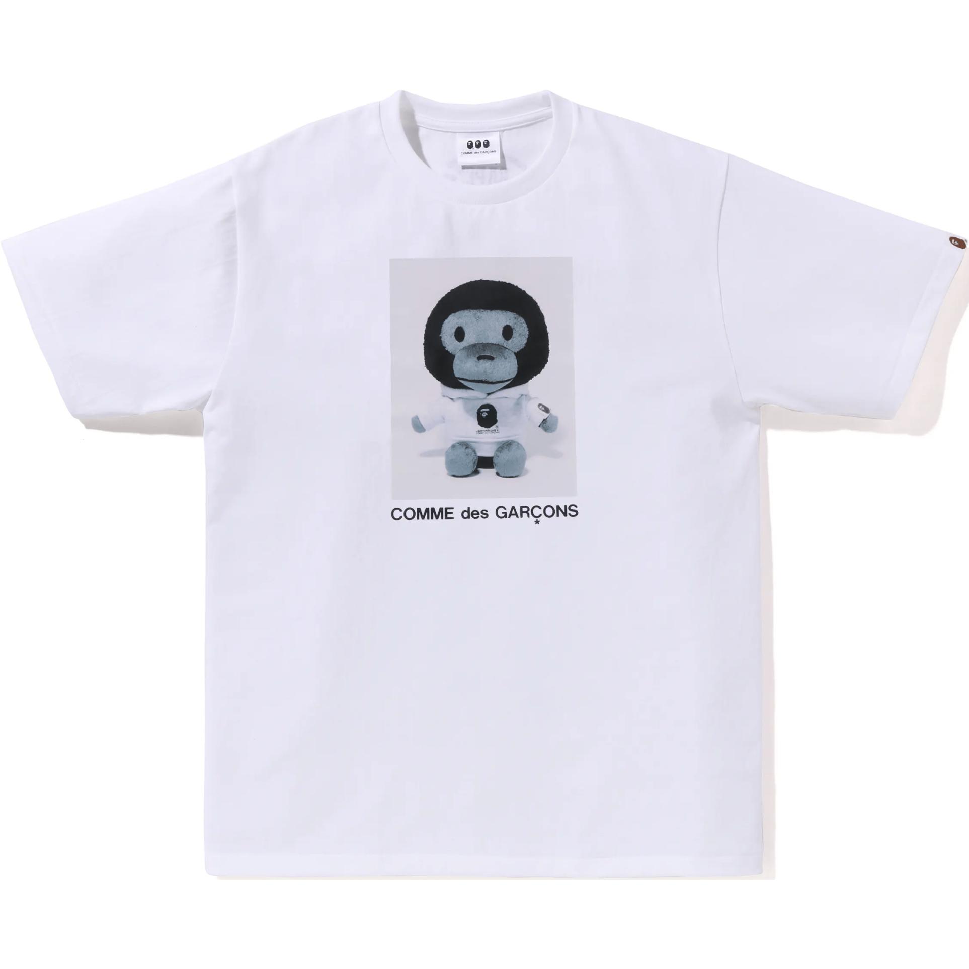 

Футболка унисекс Cdg X CDG Collaboration A BATHING APE, черная