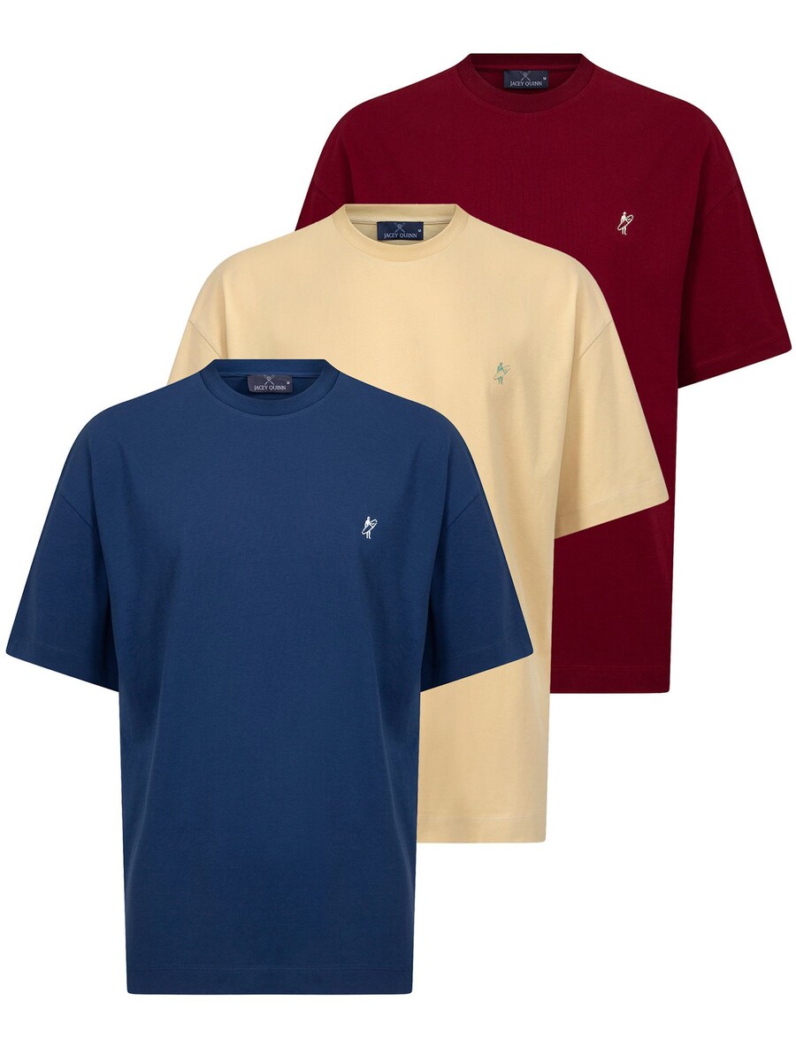 

Рубашка Jacey Quinn, цвет Beige/Blue/Bordeaux