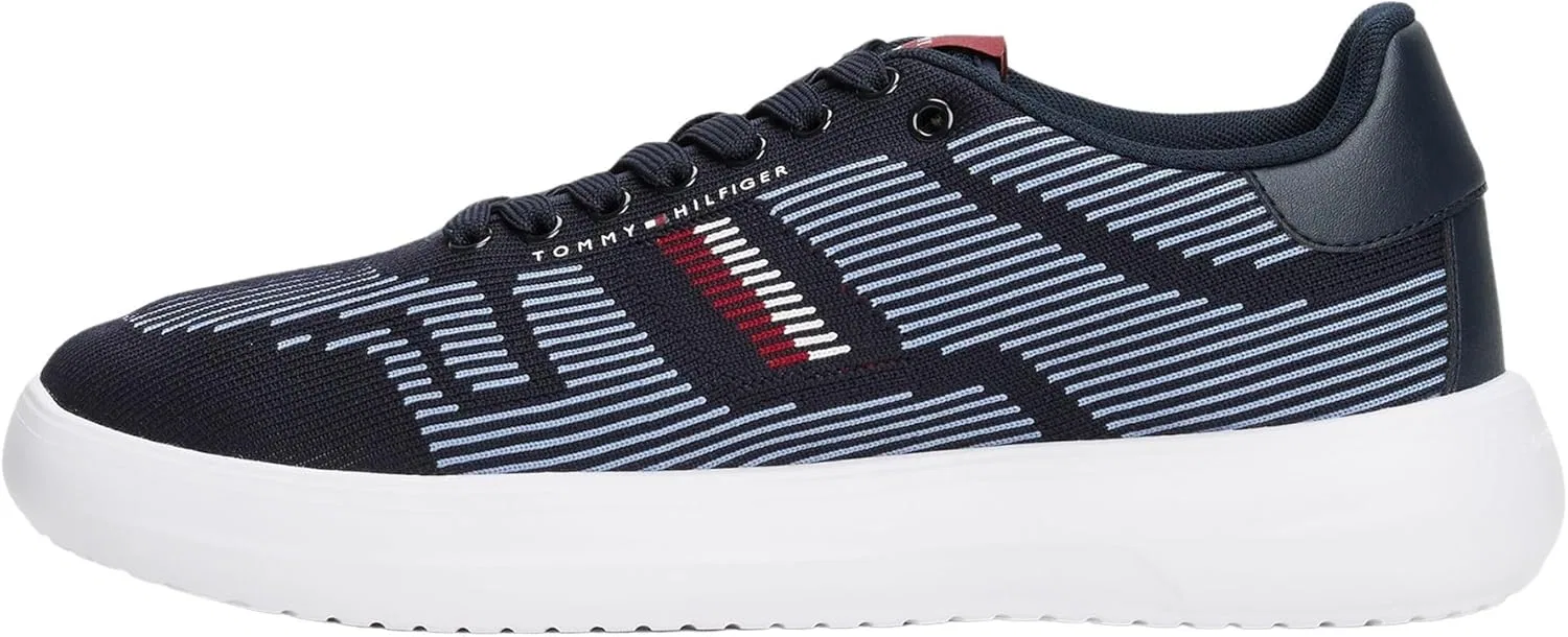 Tommy Hilfiger Кроссовки Herren Cupsole Modern Knit с логотипом, Blue Desert Sky