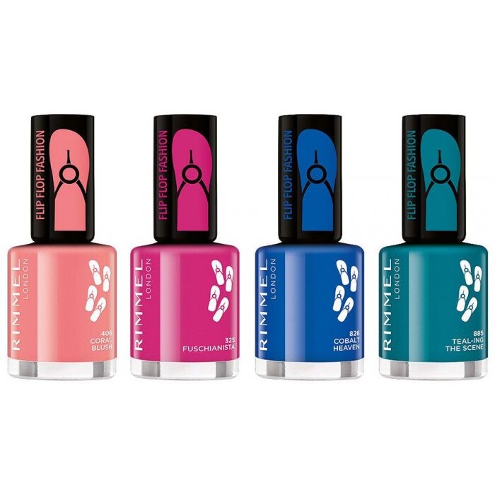 

Лак для ногтей 60 Seconds Flip Flop Fashion Esmaltes Rimmel, 336 Violet en Vogue