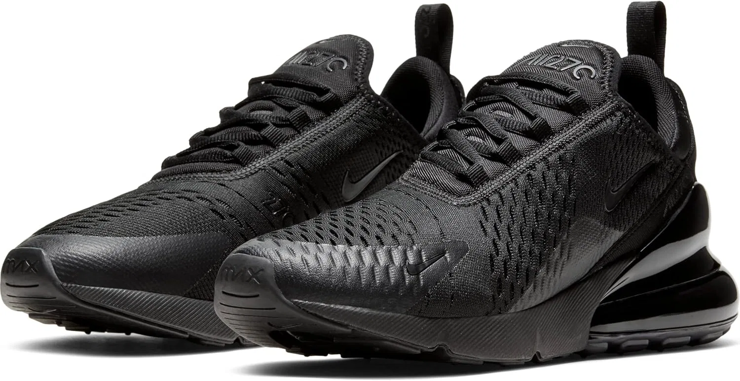 Мужские низкие кроссовки Nike Air Max 270, Black Black Black 005 — фото 2