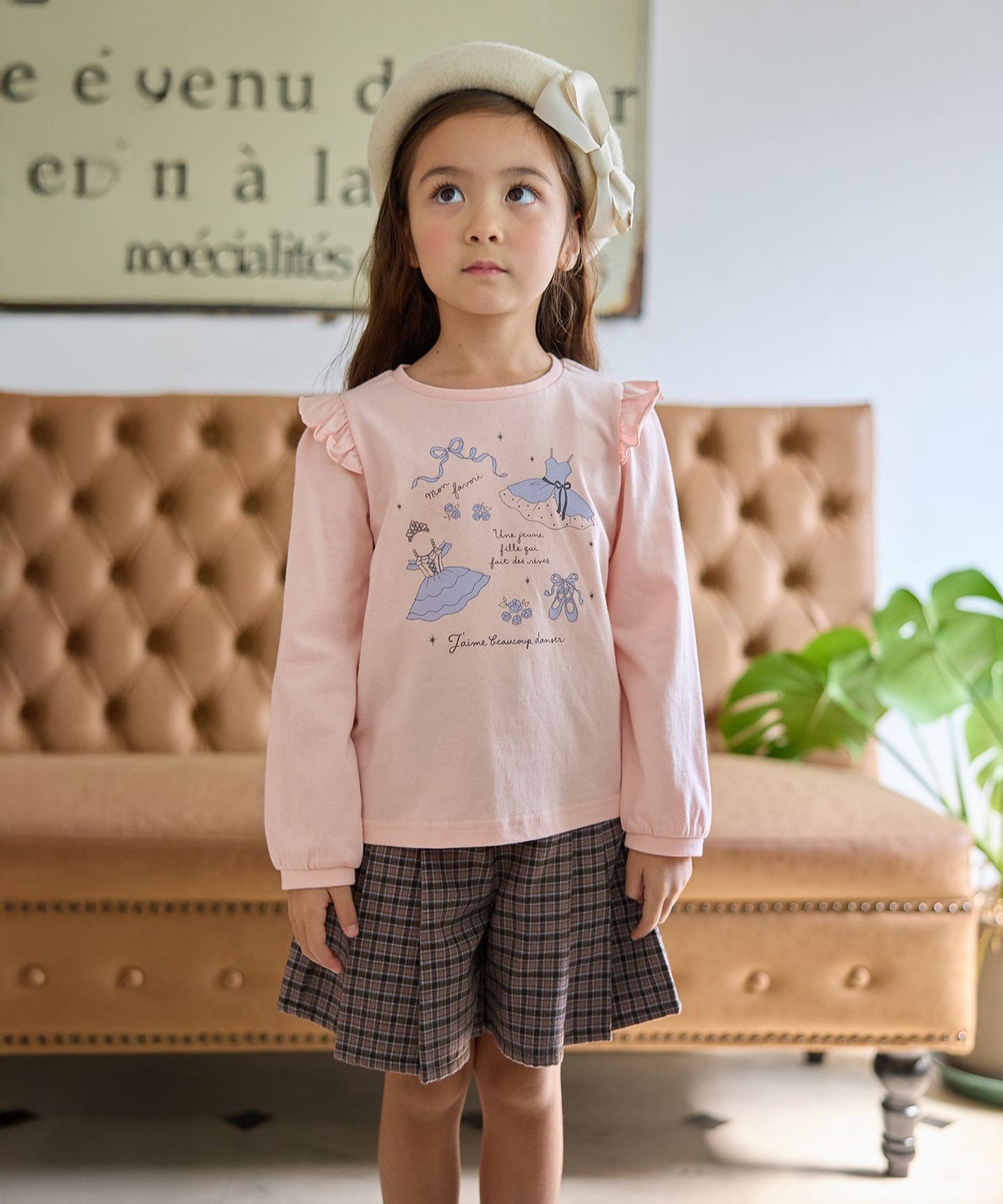 Футболка с длинным рукавом 7days Print Any Kids, Pink x Ballet [012] — фото 4