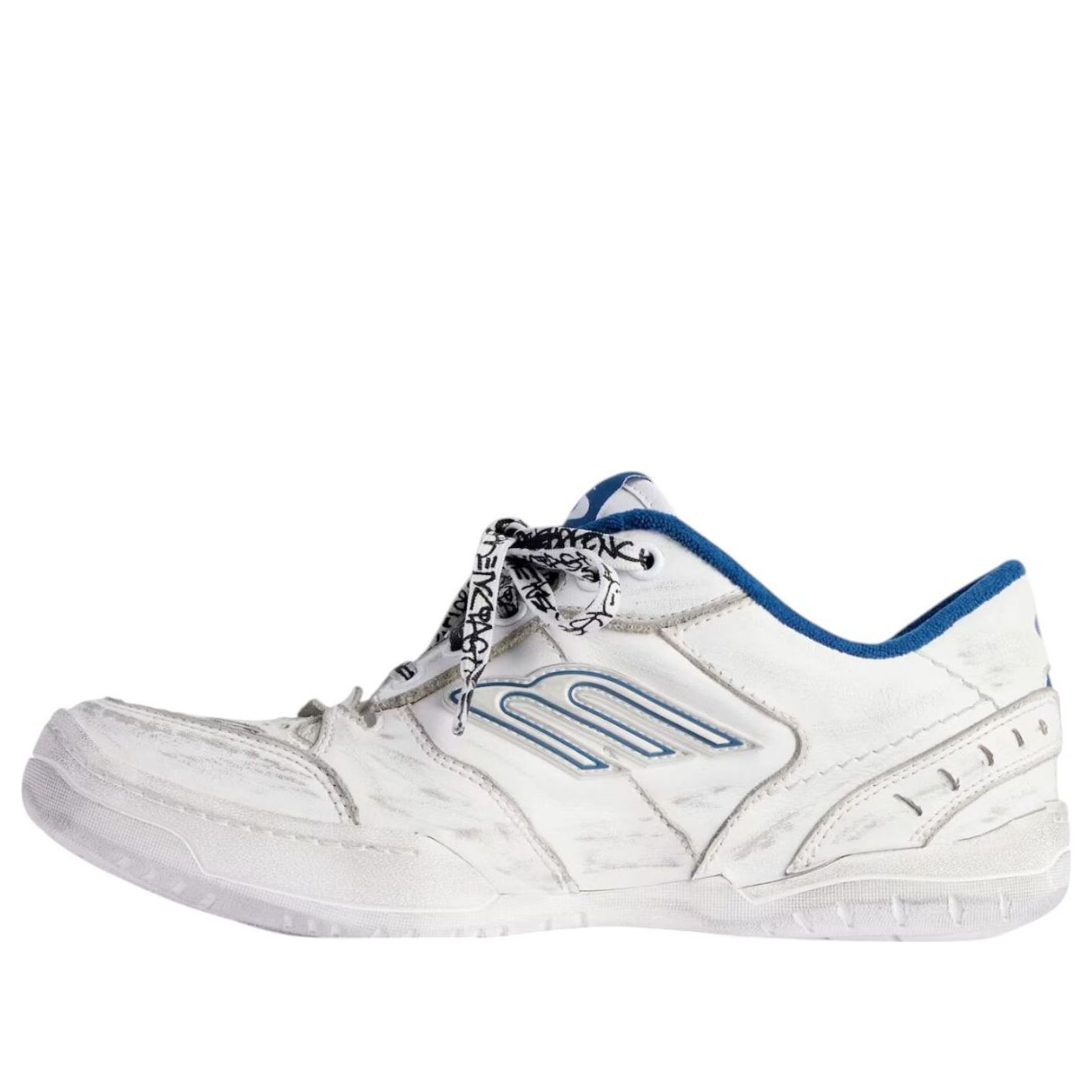 Balenciaga Hamptons Medium Worn-out 'White Dark Blue'