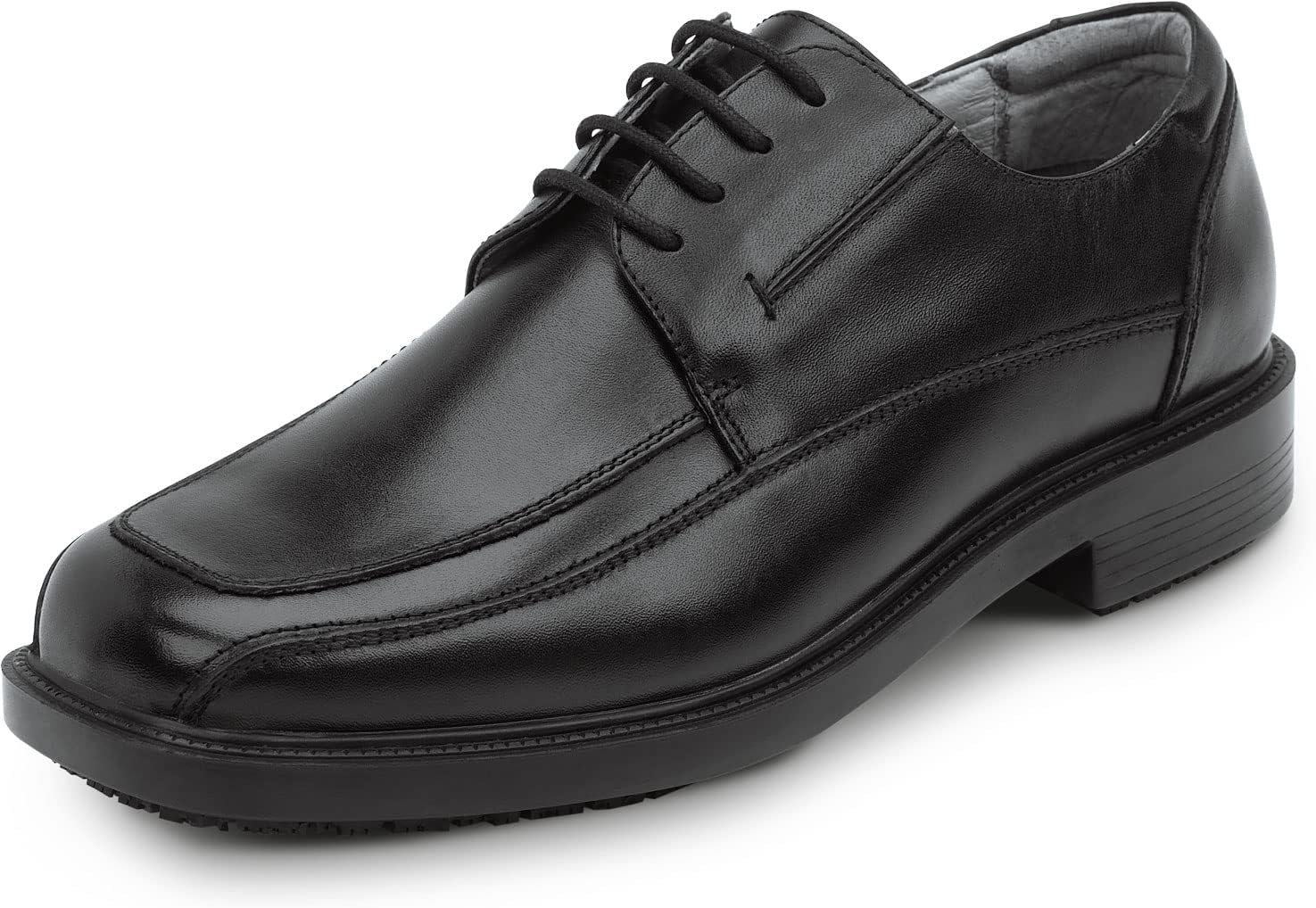 SR Max Manhattan, Men's, Dress Style Soft Toe Slip Resistant Work Shoe, черный