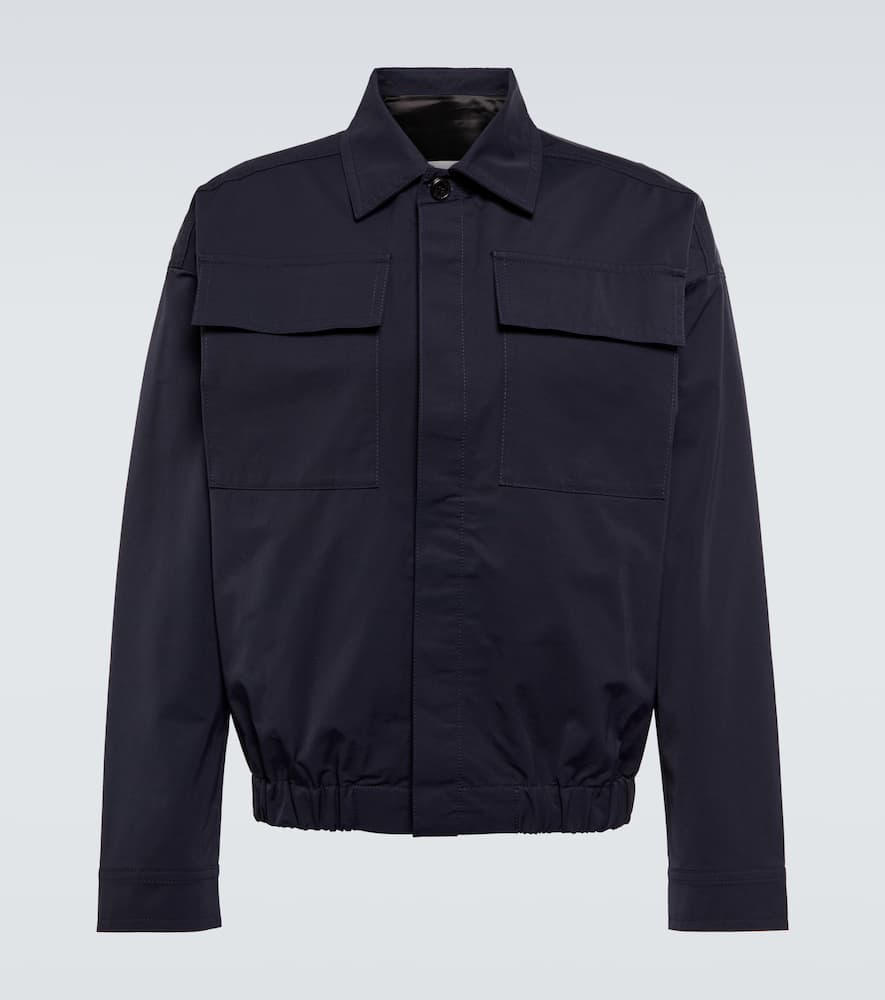 

Бензо куртка из хлопкового твила Nanushka, Navy