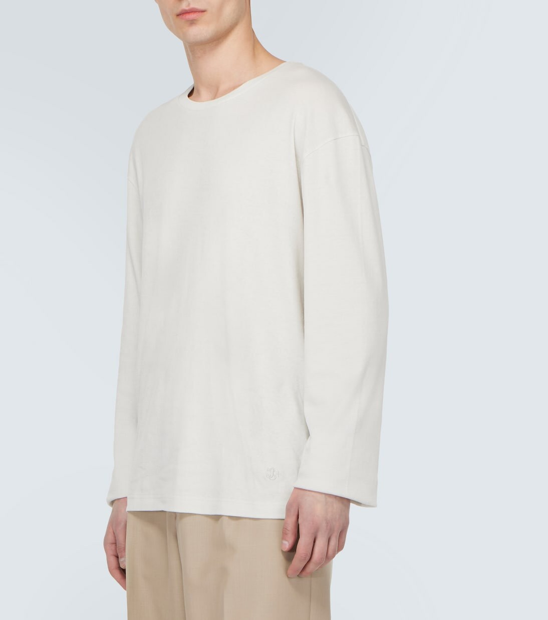 Комплект из 3 футболок из хлопкового трикотажа. Jil Sander, синий — фото 3