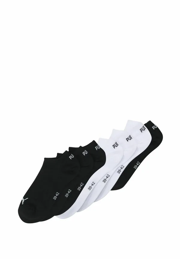 Невидимые носки унисекс, 7 пар Puma, White Black