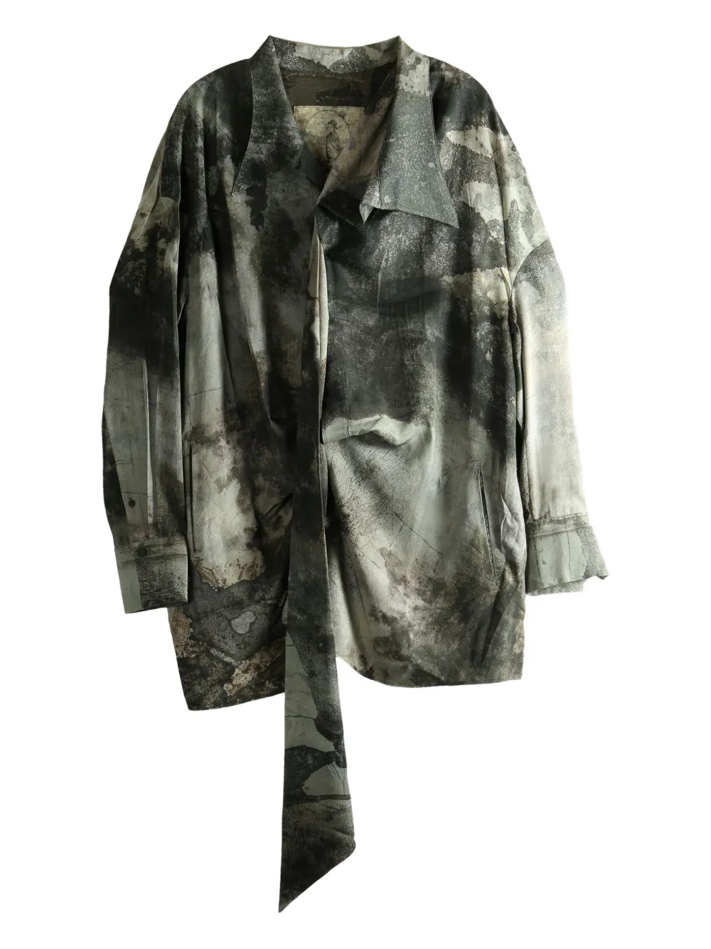 

Рубашка с завязкой Ziggy Chen, зеленый