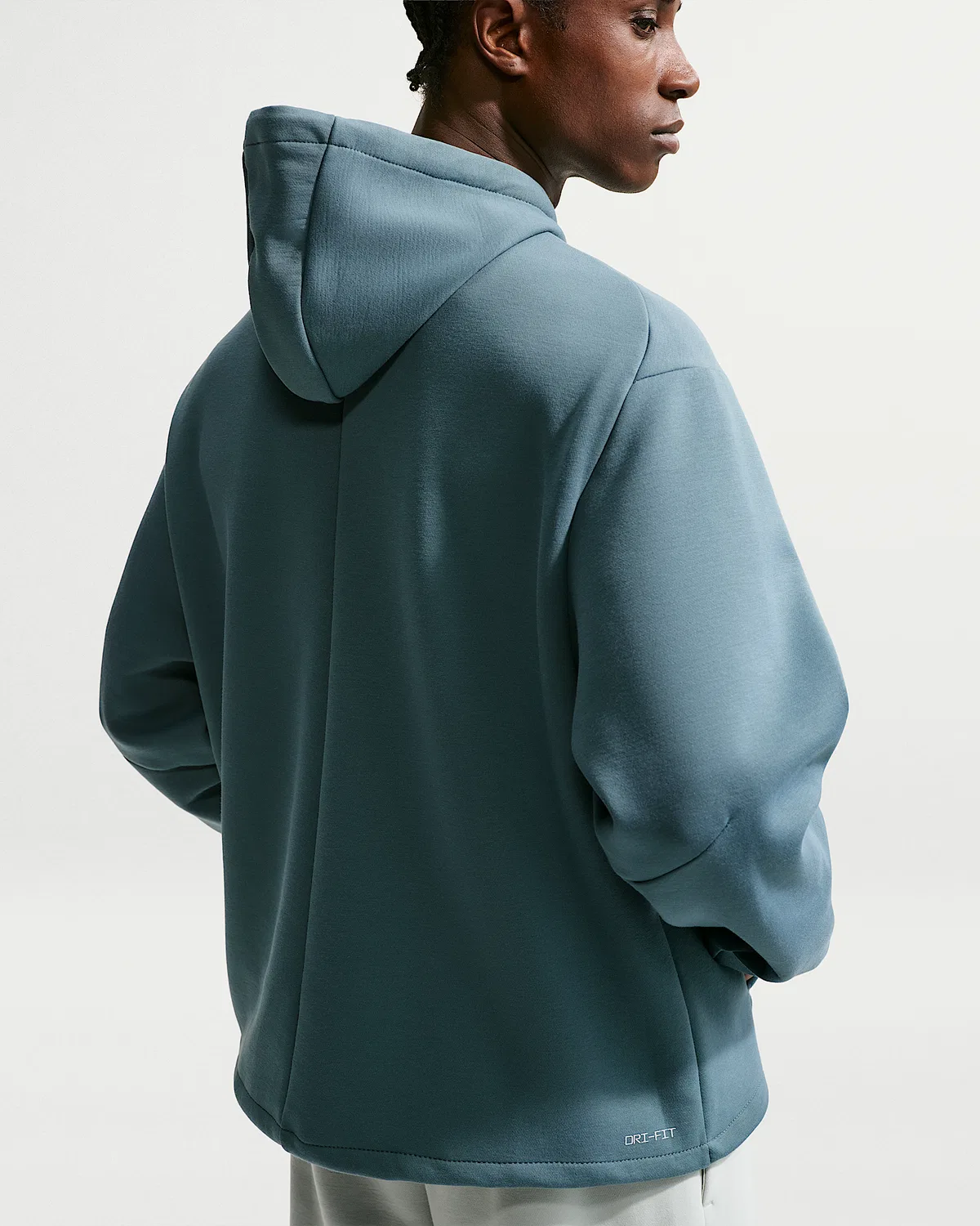 Мужская баскетбольная худи-пуловер Kobe из флиса Dri-FIT, Mineral Slate/Mineral Slate — фото 2