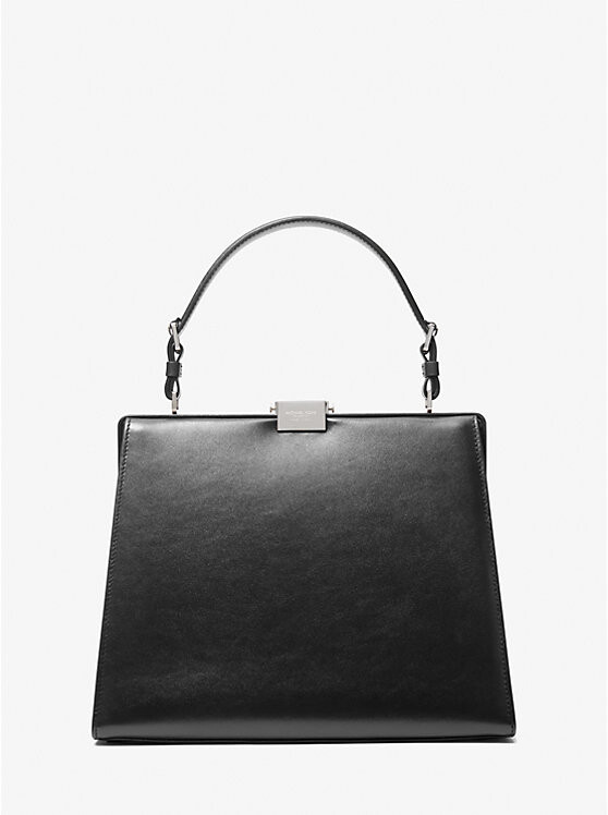 

Кожаная сумка Simone Michael Kors, черный
