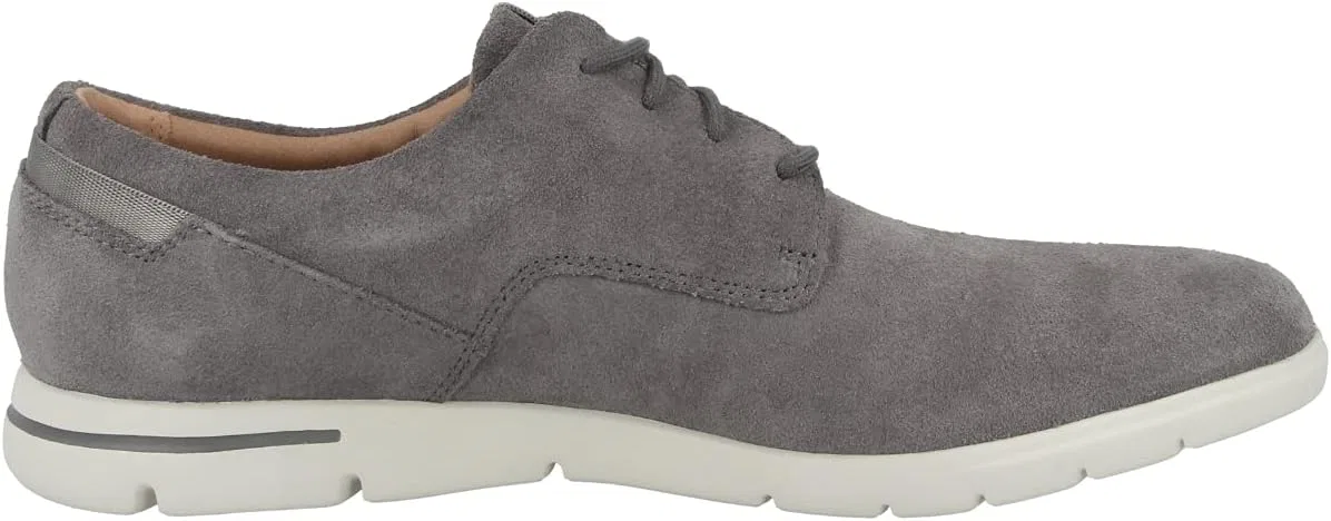 Мужские туфли-дерби Clarks Vennor Walk, Grey Suede — фото 4