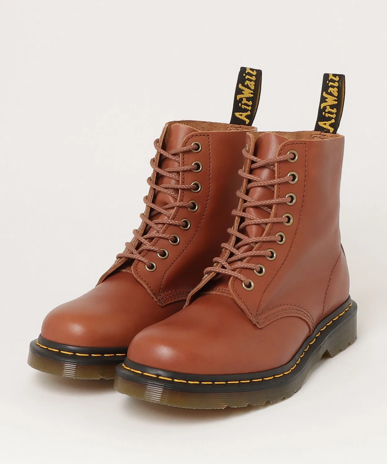 Ботинки Dr.Martens 1460 Pascal Carrara 8 отверстий коричневый
