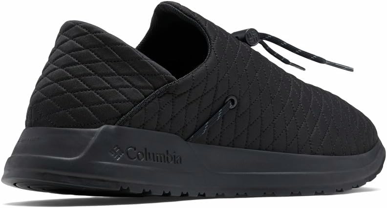 Лоферы Columbia Wildone Moc для мужчин с амортизирующей стелькой, гибкой подошвой и легкой промежуточной подошвой, Black/Graphite — фото 4