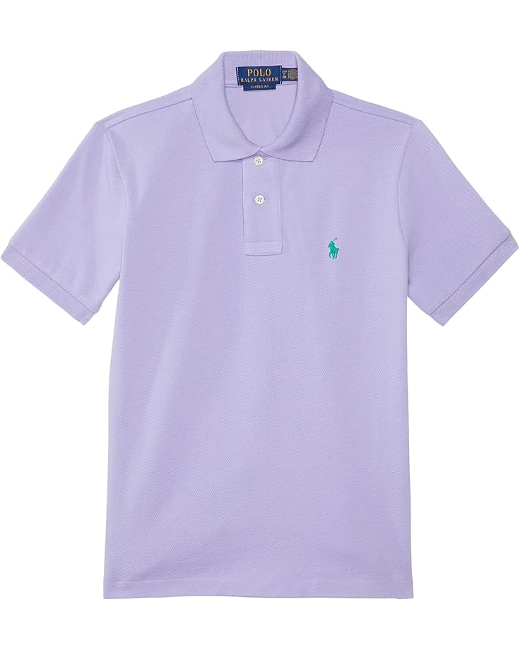

Поло Polo Ralph Lauren Kids Classic Fit Cotton Mesh Polo Shirt, цвет Sky Lavender