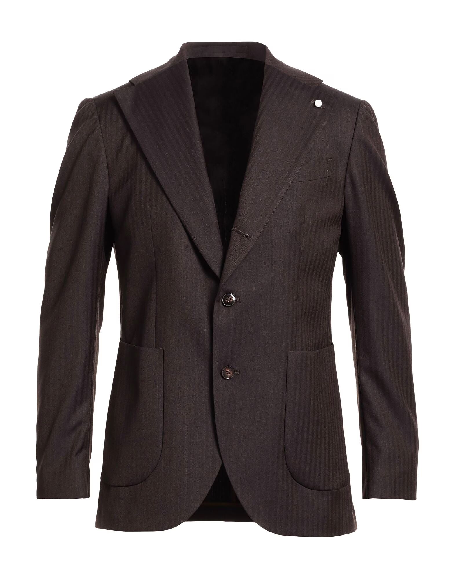 

Блейзер Luigi Bianchi Mantova, темно-коричневый