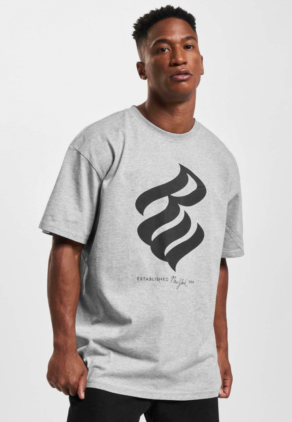 

Футболка с принтом BIGLOGO Rocawear, цвет grey