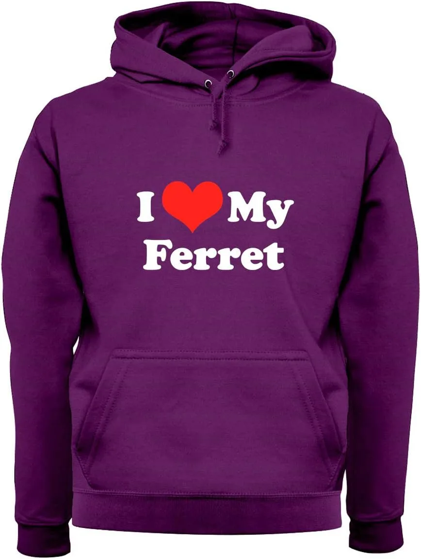 

Толстовка Unisex Premium I Love My Ferret Dressdown