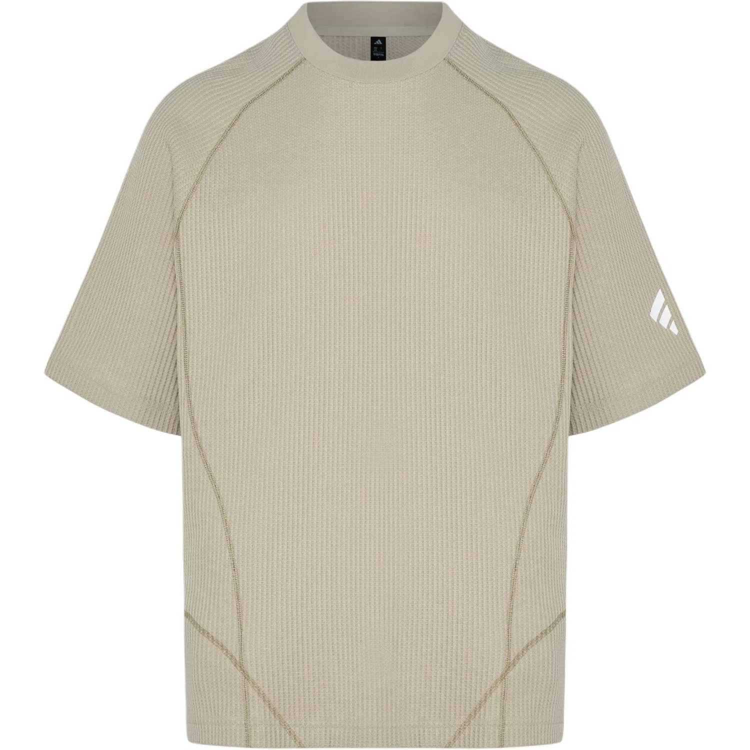 Футболка FOS мужская light sesame gray с круглым вырезом Adidas