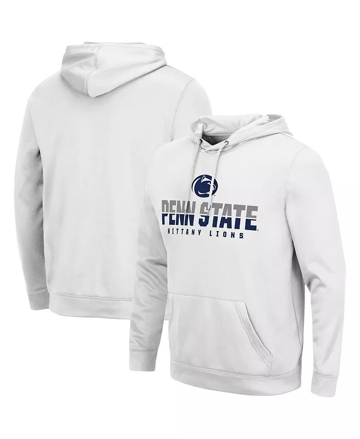 

Мужская белая толстовка Penn State Nittany Lions Lantern с капюшоном Colosseum